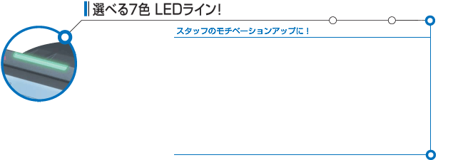 選べる7色LEDライン